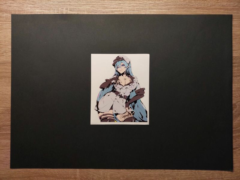 Аніме наклейка/стікер Вбивця Акаме Есдес / Esdeath Akame ga Kill AS001150 фото