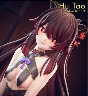 STL модель для 3d друку Hu Tao аніме Геншин Імпакт AS003025 фото