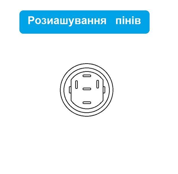 Разъем кнопки 16мм на 5 контактов AS001207 фото