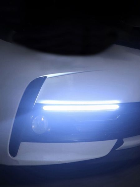 🔧 LED денні ходові вогні гнучкі для будь-якого авто 🌈 довжина 34,5 см AS001190 фото