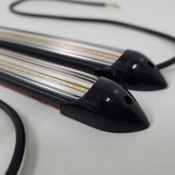 🔧 LED денні ходові вогні гнучкі для будь-якого авто 🌈 довжина 34,5 см AS001190 фото