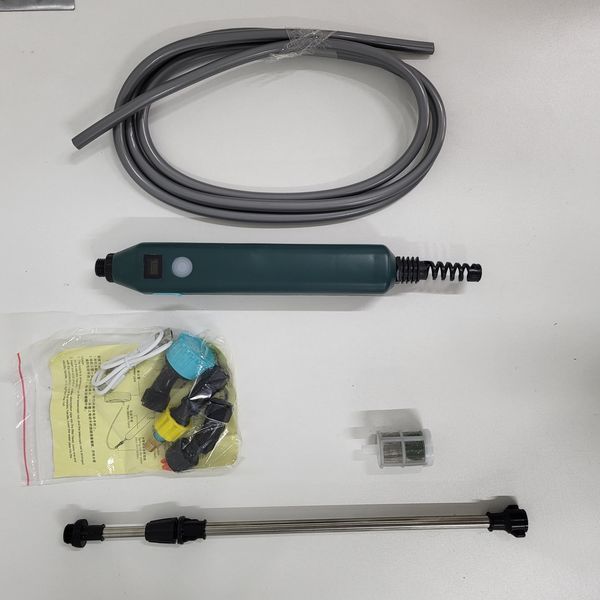 🔋 Портативний аккумуляторний обприскувач 2400mAh з телескопічною ручкою та 3 розпилювачами &ndash; для саду, рослин, миття та дезінфекції AS001224 фото