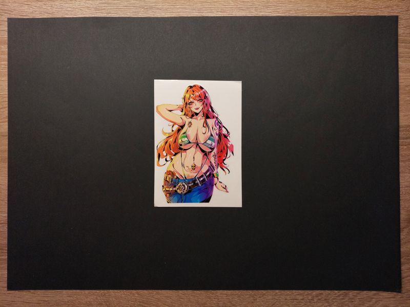 Аніме наклейка/стікер Ван піс Намі / One Piece Nami AS001163 фото