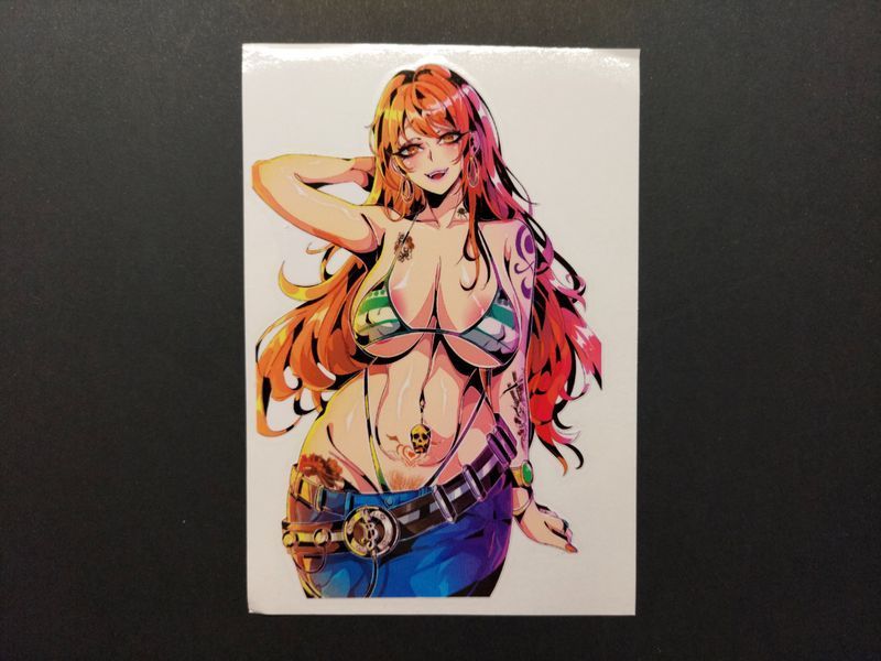 Аніме наклейка/стікер Ван піс Намі / One Piece Nami AS001163 фото