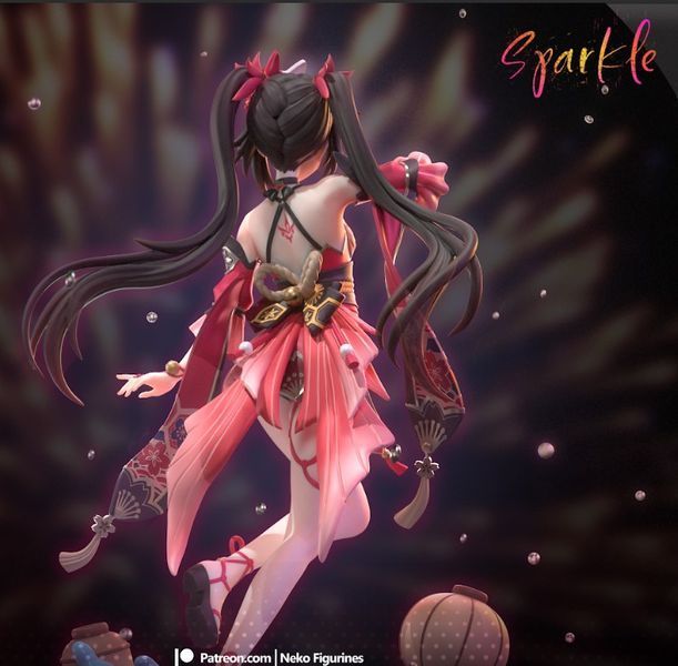 STL модель для 3d друку Sparkle аніме Хонкай стар рейл AS003141 фото