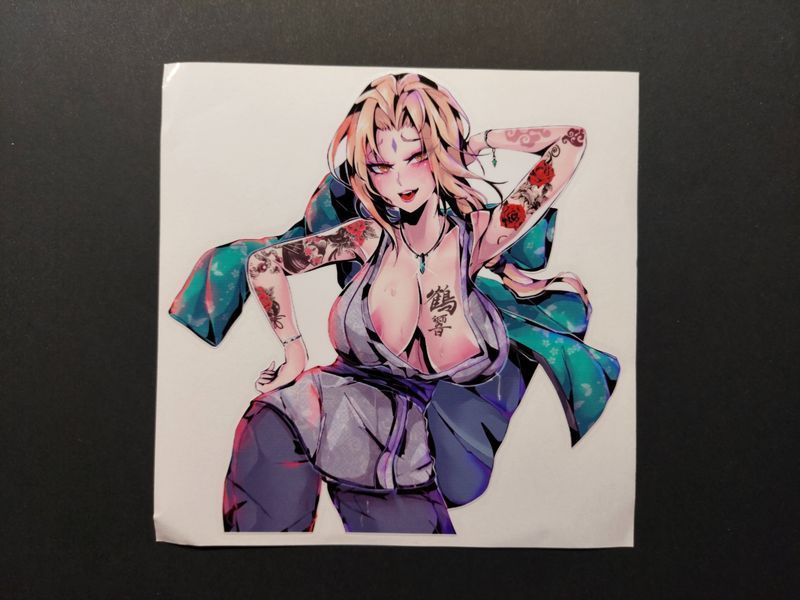 Аниме наклейка/наклейка Наруто Цунаде / Naruto Tsunade AS001126 фото