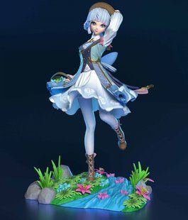 STL модель для 3d друку Ayaka аніме Геншин Імпакт AS003049 фото
