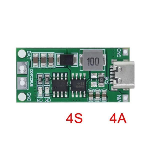 Контролер заряду акумуляторів 4S LiPo/Li-Ion 18650 16.8V, 4А Type-C 🔋 AS001200 фото
