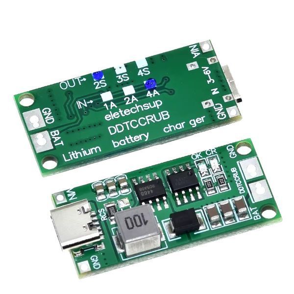 Контролер заряду акумуляторів 4S LiPo/Li-Ion 18650 16.8V, 4А Type-C 🔋 AS001200 фото