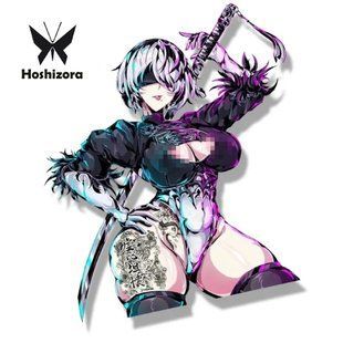 Аніме наклейка/стікер Ніер Автомата 2Б / Nier automata 2B AS001130 фото
